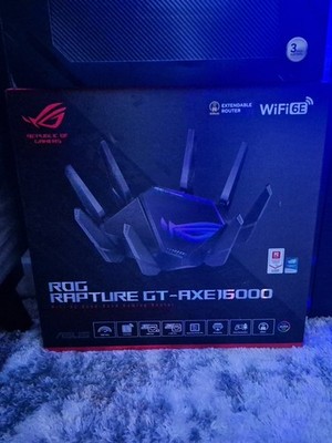 ASUS ROG Rapture GT-AXE16000 Quad-Band Wi-Fi 6E Gaming Router
