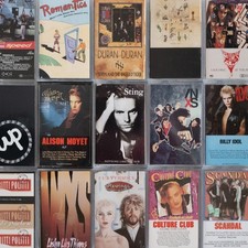 New Wave and Pop Music Cassette Tapes Lot - Choose From A Variety Of Titles