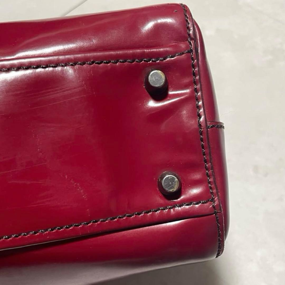 Prada 90s Archive Boston Bag Red Leather Vintage Y2K Handbag