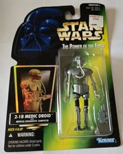 1996 Kenner Star Wars The Power Of The Force 2-1B Medic Droid Action Figure