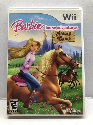 Barbie Horse Adventures: Riding Camp Game Nintendo Wii - Complete Tested Working