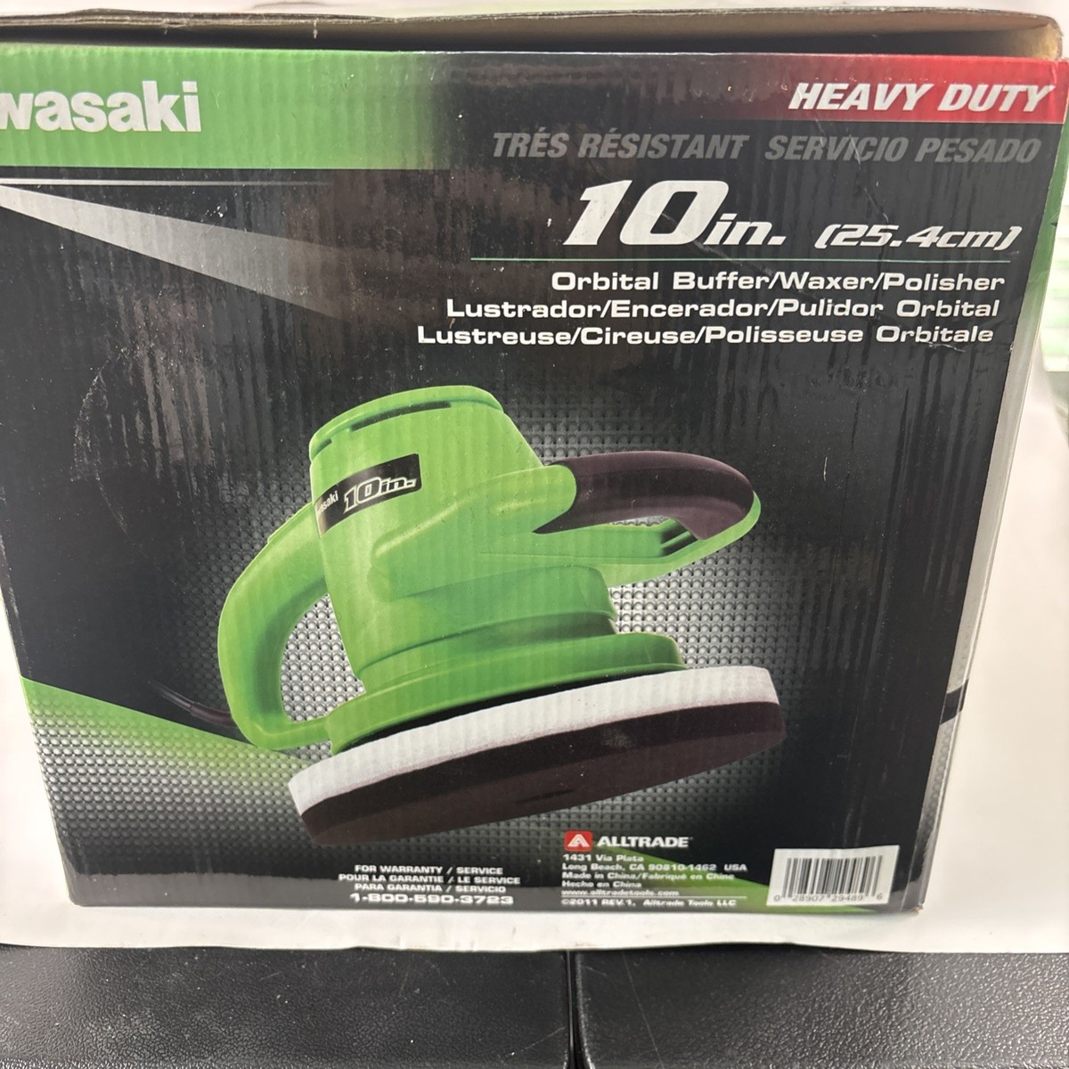 Kawasaki 841475 10” Buffer Polisher Heavy Duty Tires Resistant