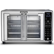 Gourmia French Door 6-Slice Digital Toaster Oven Air Fryer, 19 One-Touch Presets