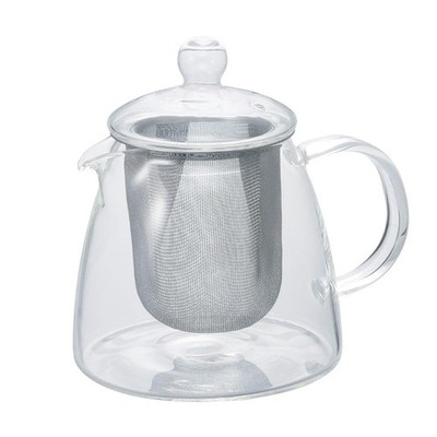 Hario ''Pure'' Leaf Tea Pot, 360ml 360ml, Glass 