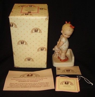 1987 Enesco Memories of Yesterday Anyway, Fido Loves Me 114588 Figurine w/Box