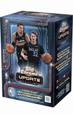 2025-26 Topps Chrome Updates Basketball Factory SEALED Value Box PRESALE