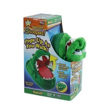 RARE STOMPEEZ GROWLING DRAGON SLIPPERS SMALL SIZE 9-11 BY POPS UP AS YOU WAIK!