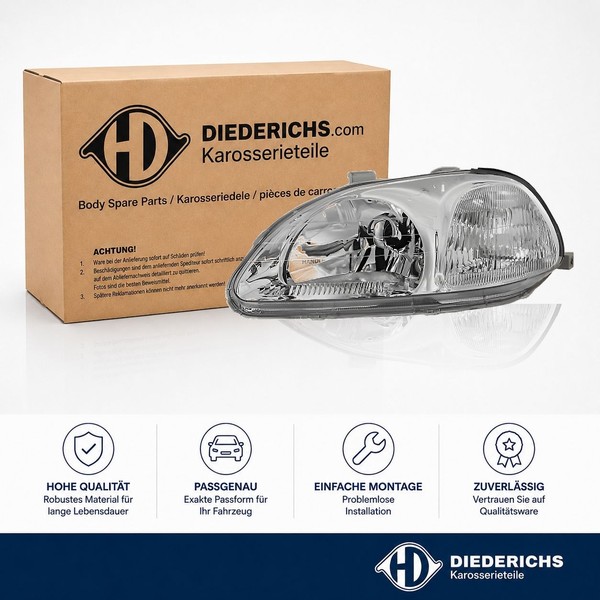 Hauptscheinwerfer Links Diederichs 5206083 FÜR Honda Frontscheinwerfer-image