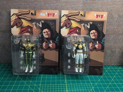 Tree New Toys Green Son & White Warrior Mighty Morphin Power Rangers ''US SELLER''