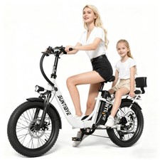 Folding Electric Bike 28 MPH 48V/15AH Ebike For Adults Teens Commuter With Seat