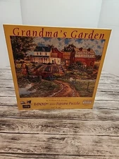 Grandmas Gaeden 1000 Lg Piece Jigsaw Puzzle Sunsout USA by William  A.S. Kreutz