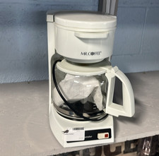 Mr. Coffee 5-Cup Drip Coffee Maker White Elec...