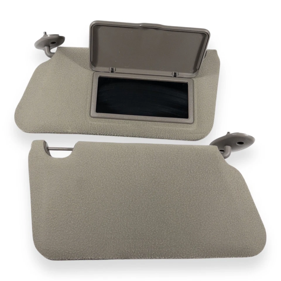 Pontiac Grand Am 2000-2005 par de parasoles laterales para conductor y pasajero tela gris Foto 4 de 4