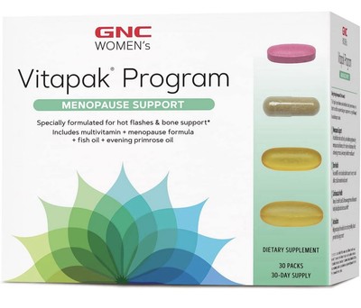 GNC Women's Vitapak Program Menopause Support 30 Pack(EXP:01/2026)