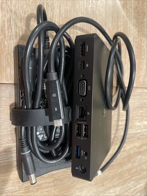 Dell WD15 K17A USB-C Docking Laptop PC Station 130W AC Adapter, Black