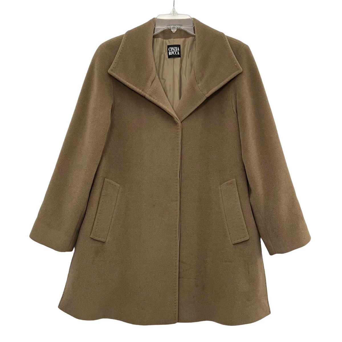 Camel swing coat sale