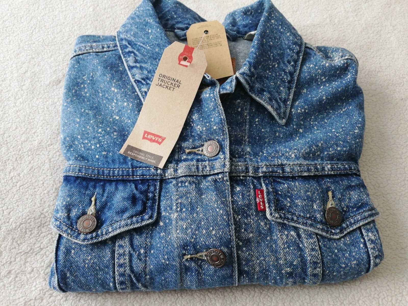 Levi's Women's Original Trucker Jacket Blue Size Various New.