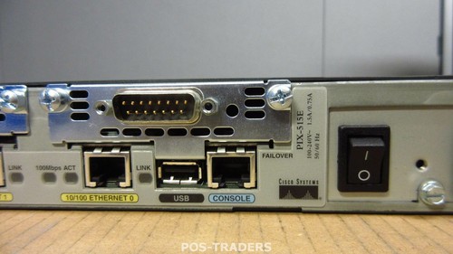 Cisco Pix 515E Firewall Security Appliance INCL 1x SERIAL + 2x SFP? MODULES - Afbeelding 4 van 4