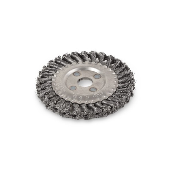 ScheibenbüRste DrahtbüRste BüRste Ø 150 X 22,2 Mm Gezopft FüR Winkelschleifer-image
