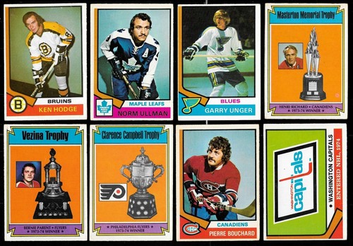 1974-75 OPC 74-75 O PEE CHEE NHL HOCKEY CARD ERROR & WRONG BACK 133-264 SEE LIST - Picture 266 of 283
