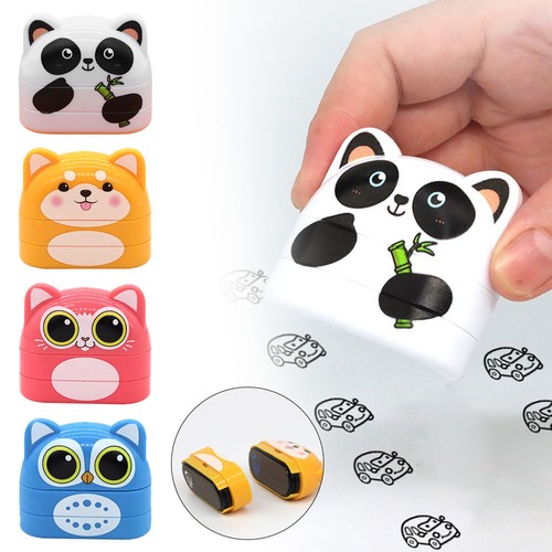 Children DIY Name Stamp Stamper Kids Clothes Schoolbag Books Label Self InkingWH - Picture 2 of 16