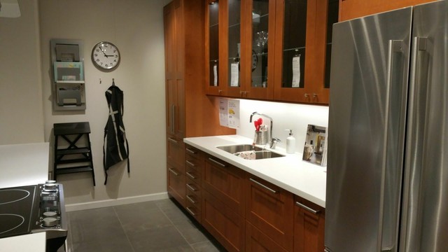 Ikea Adel Medium Brown Glass Door Front 15 X 30 For Sale Online