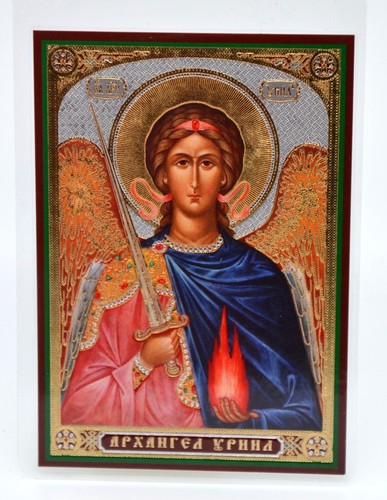 Ikone Schutzengel geweiht икона Ангел Хранитель освящена ламинирована 8,5x6 cm 2 - Picture 14 of 15