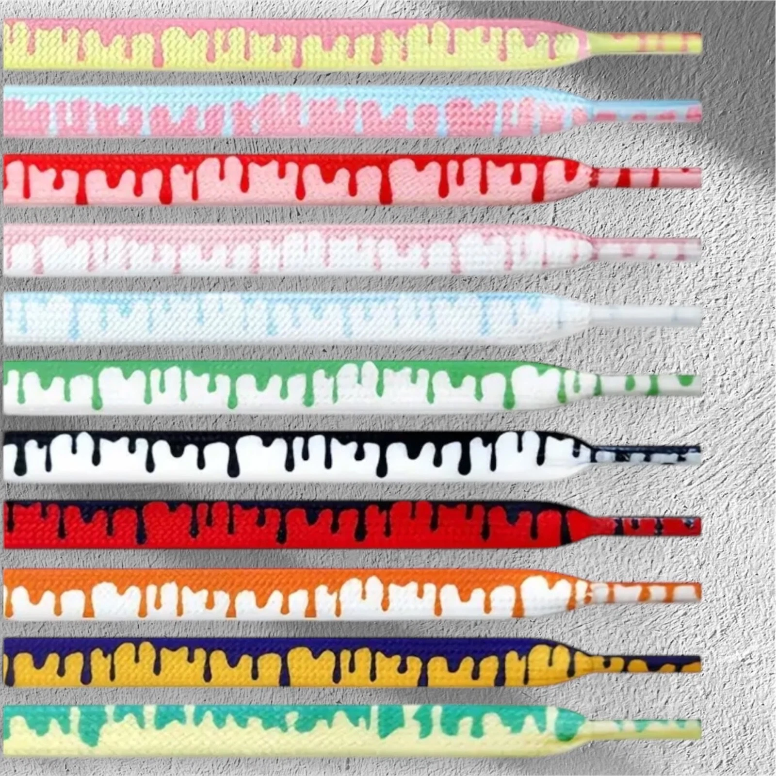 Lacci antigoccia gelato testurizzato qualità premium Nike Adidas New Balance