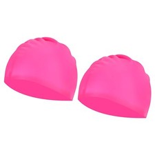 Silicone Swim Cap 2 Pack Waterproof Swimming Hat Non-Slip Adult Swimming Caps...