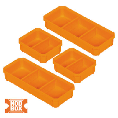 Klein Tools 54809MB MODbox Short Component Box, Half-Width Modular