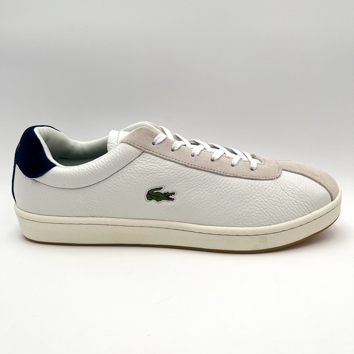 Women's Lacoste MASTERS 119 SMA LTH OFF WHT/NVY MSRP $122