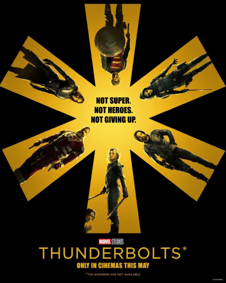 2025 Thunderbolts Movie Poster 11X17 Florence Pugh Marvel