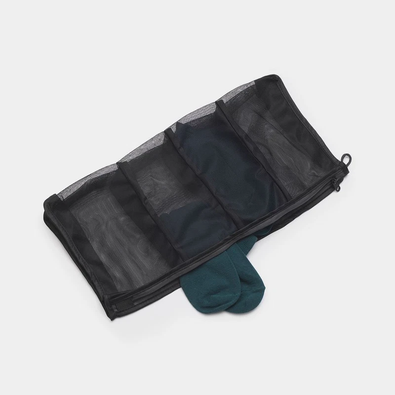 Borsa per Lavare Calze Calzini in Lavatrice BRABANTIA Salvacalze Nero 4 Paia, fotografia 3 di 12