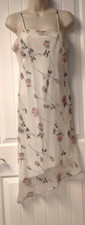Vintage YOUNIQUE spaghetti strap asymmetrical hem dress size M (USA)