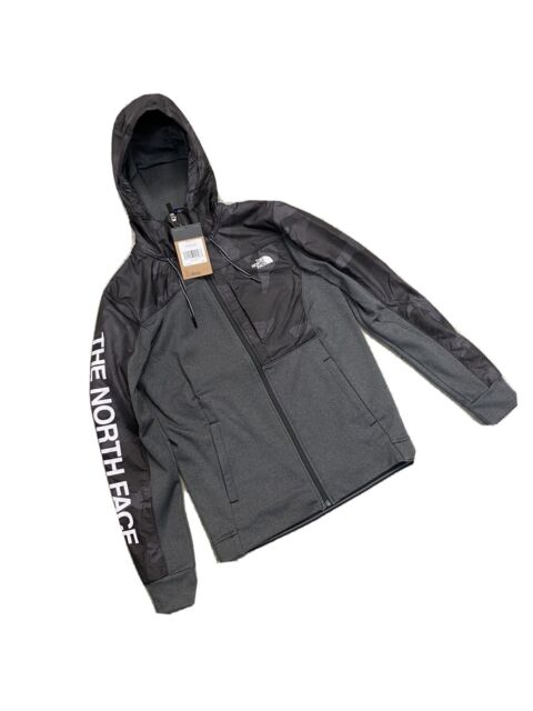 grey north face windbreaker