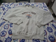 Vtg Russell Athletic Virginia Tech Hokies Football Chik-Fil-A Bowl Sweatshirt XL