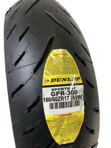 Dunlop Sportmax 160/60ZR17 GPR 300 160 60 17 Rear Motorcycle Tire 45067356