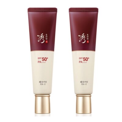 Sooryehan Hyobidam Fermentierte Sonnencreme LSF50+ PA+++ | 60ml + 60ml | Anti...