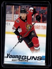 2019-20 Upper Deck Young Guns Scott Sabourin Rookie #220 Ottawa Senators