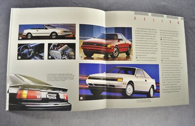 1989 Toyota Brochure Celica Supra MR2 Camry Corolla 4Runner Pickup