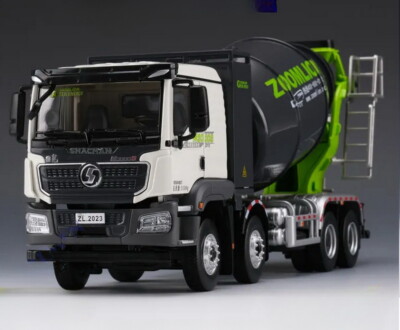 1/38 Scale Zoomlion SHACMAN M3000S 8X4 Concrete Mixer Truck