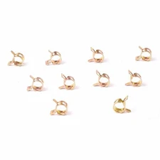 10 pcs 7mm 0.28" ID Vacuum Fuel Hose Pinch Spring Clip Clamp Kit Clips Clamps