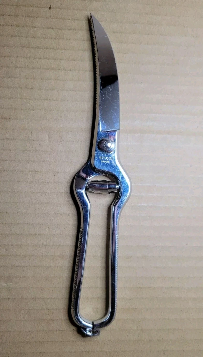 JA HENCKELS Stainless Steel Poultry Shears 10" Boning Meat Scissors Brazil 42920
Opens in a new wind
