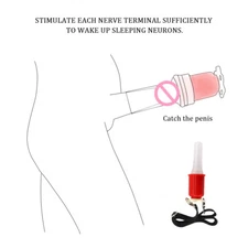 Penis Extender Stretcher Enhancer Vacuum Enlarger Exercise Male Silicone Sleeve