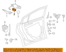CHRYSLER OEM 11-23 300 Lock Hardware-Handle, Outside Isolator 68064599AD