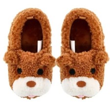Wonder Nation Baby Boy Brown Bear Slippers Size 3 3M - 6M