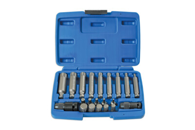 Spline Impact Bit Set 21pc 7684 Laser Neu