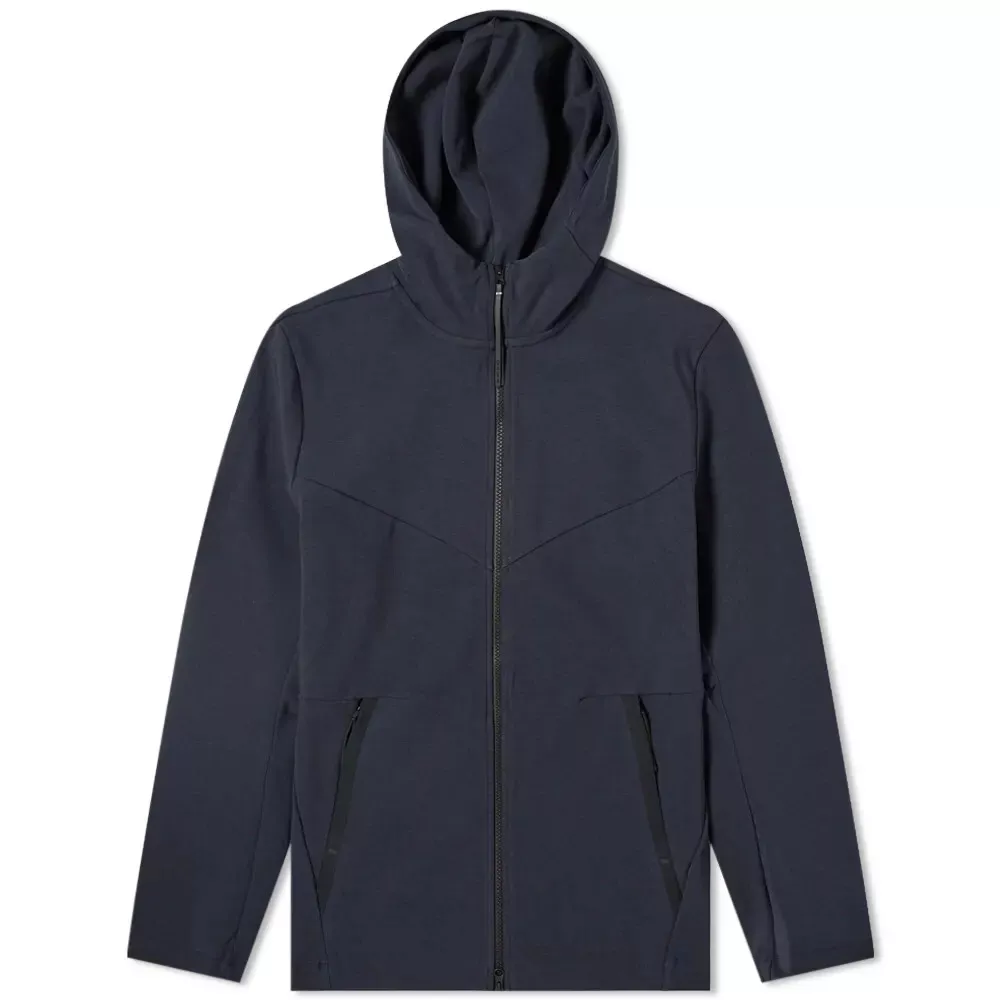 Nike NSW Tech Pack Full-Zip Knit Hoodie AR1548 475 Obsidian/Black