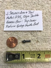 J. Stevens, Mod 235, 12 ga , SxS Hammer D/B: Top lever spring guide rod       