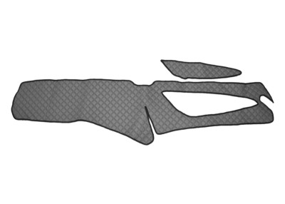 24/7auto Noir Eco Cuir Porte Panneaux & Tableau De Bord Tapis Pour Scania R P G 2010-2016 4